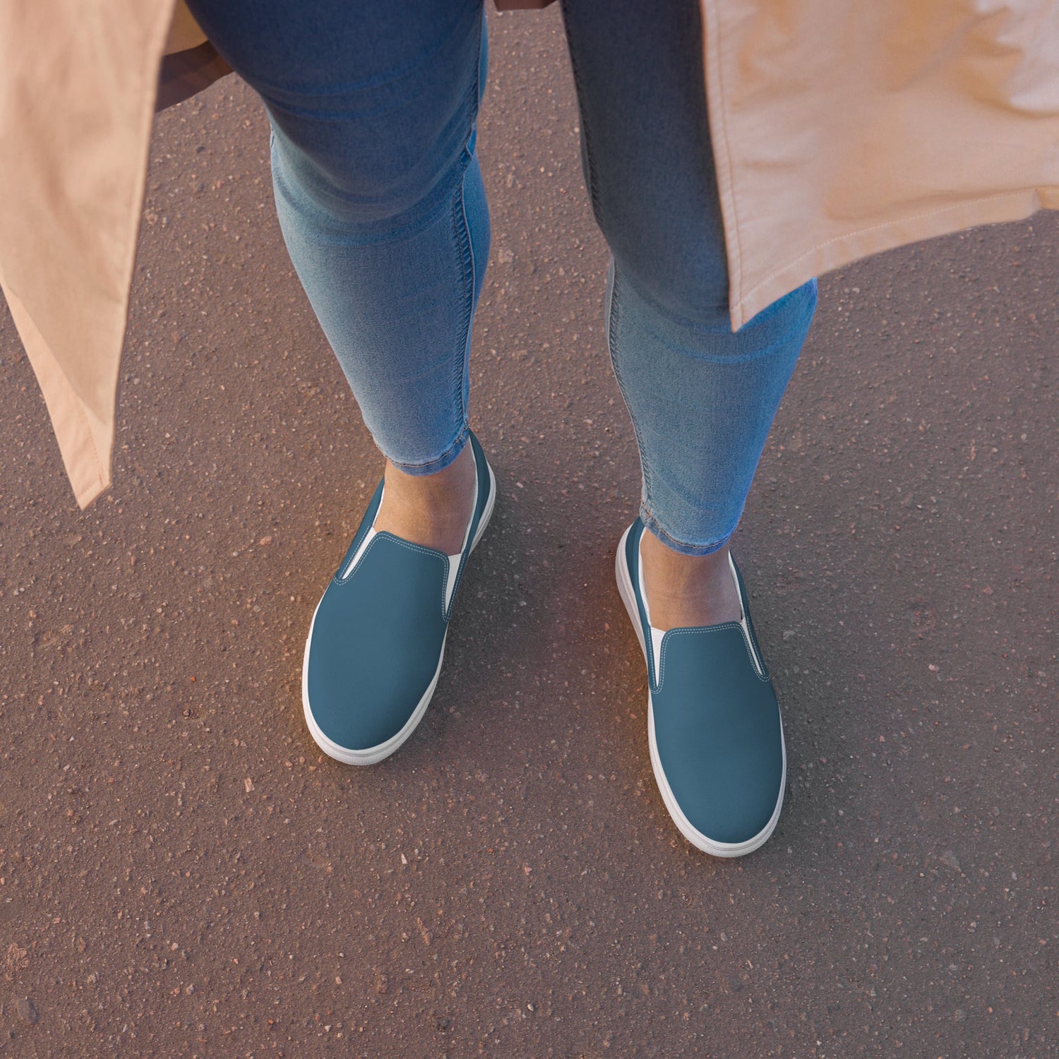 klasneakers Women’s slip-on canvas shoes - Dark Blue