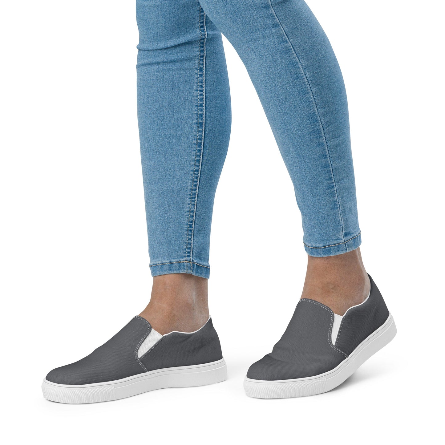 klasneakers Women’s slip-on canvas shoes - Concrete Blue