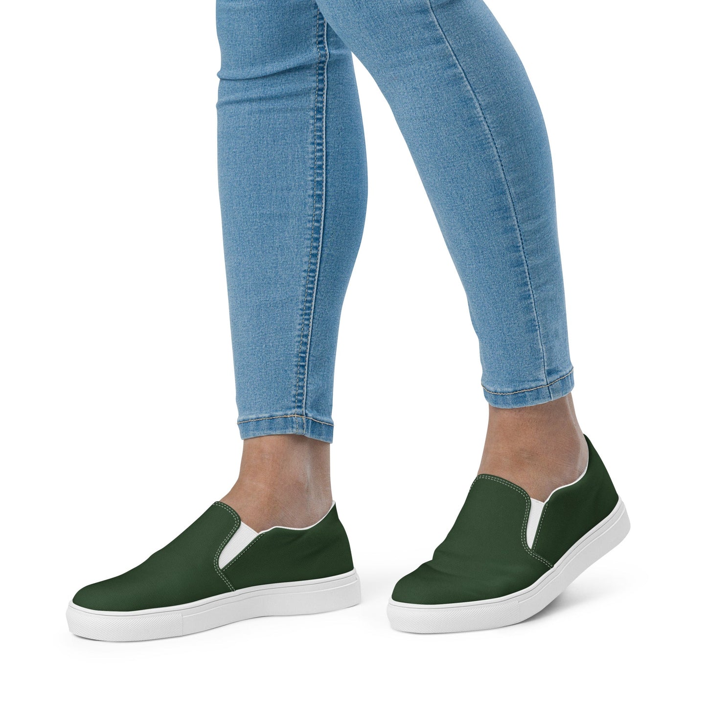 klasneakers Women’s slip-on canvas shoes - Hunter Green