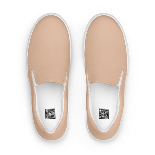 klasneakers Women’s slip-on canvas shoes - Orange Cream