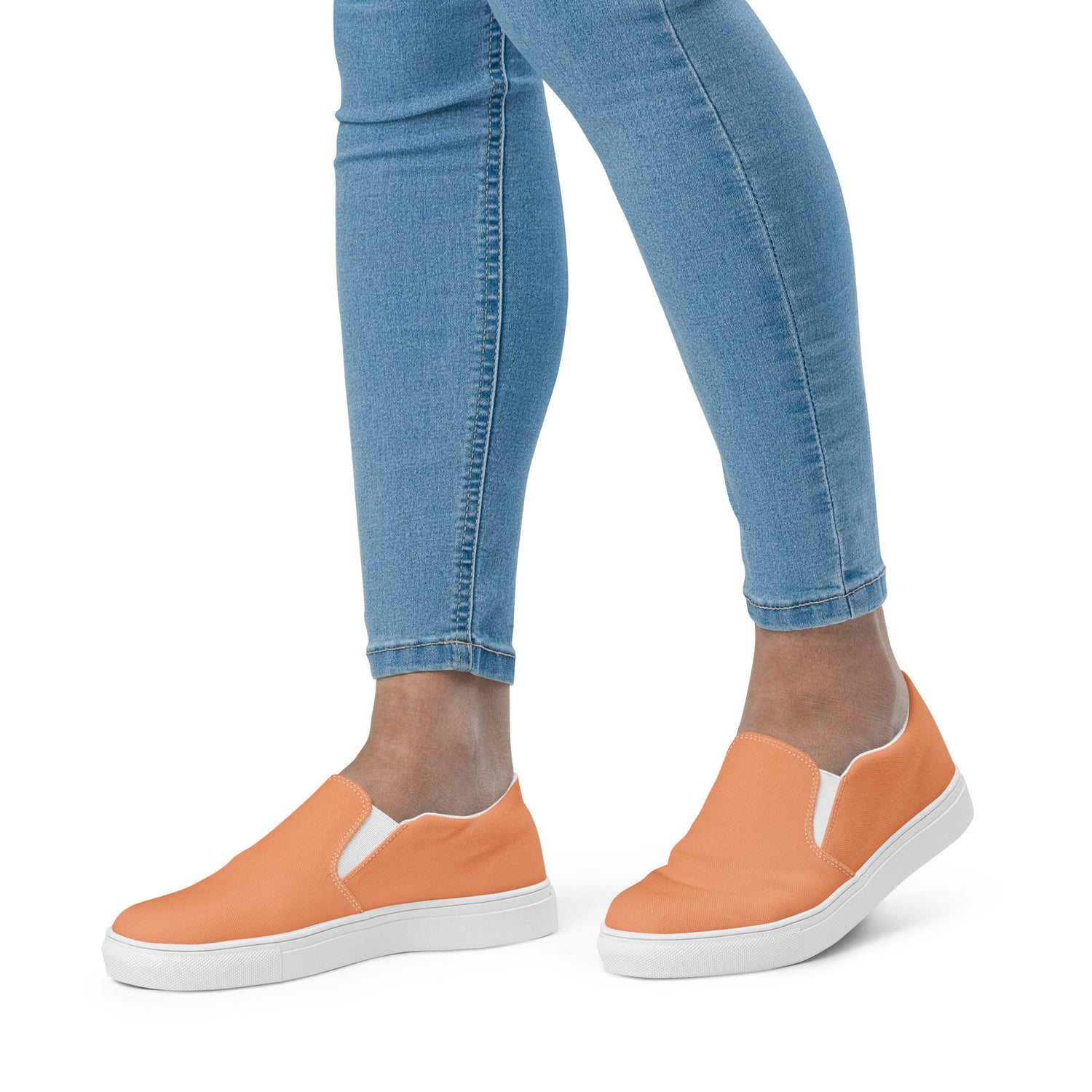 klasneakers Women’s slip-on canvas shoes - Peach