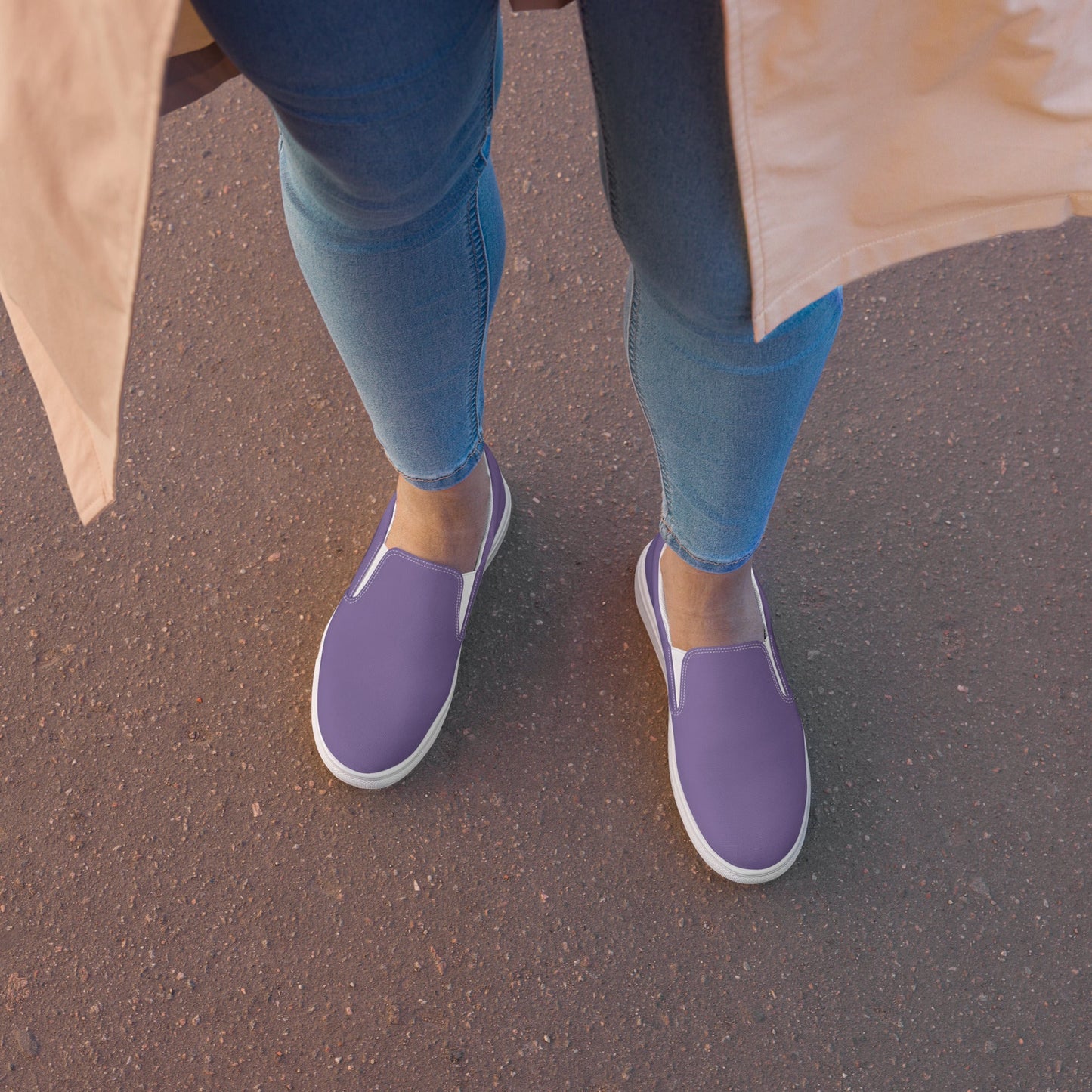 klasneakers Women’s slip-on canvas shoes - Purple