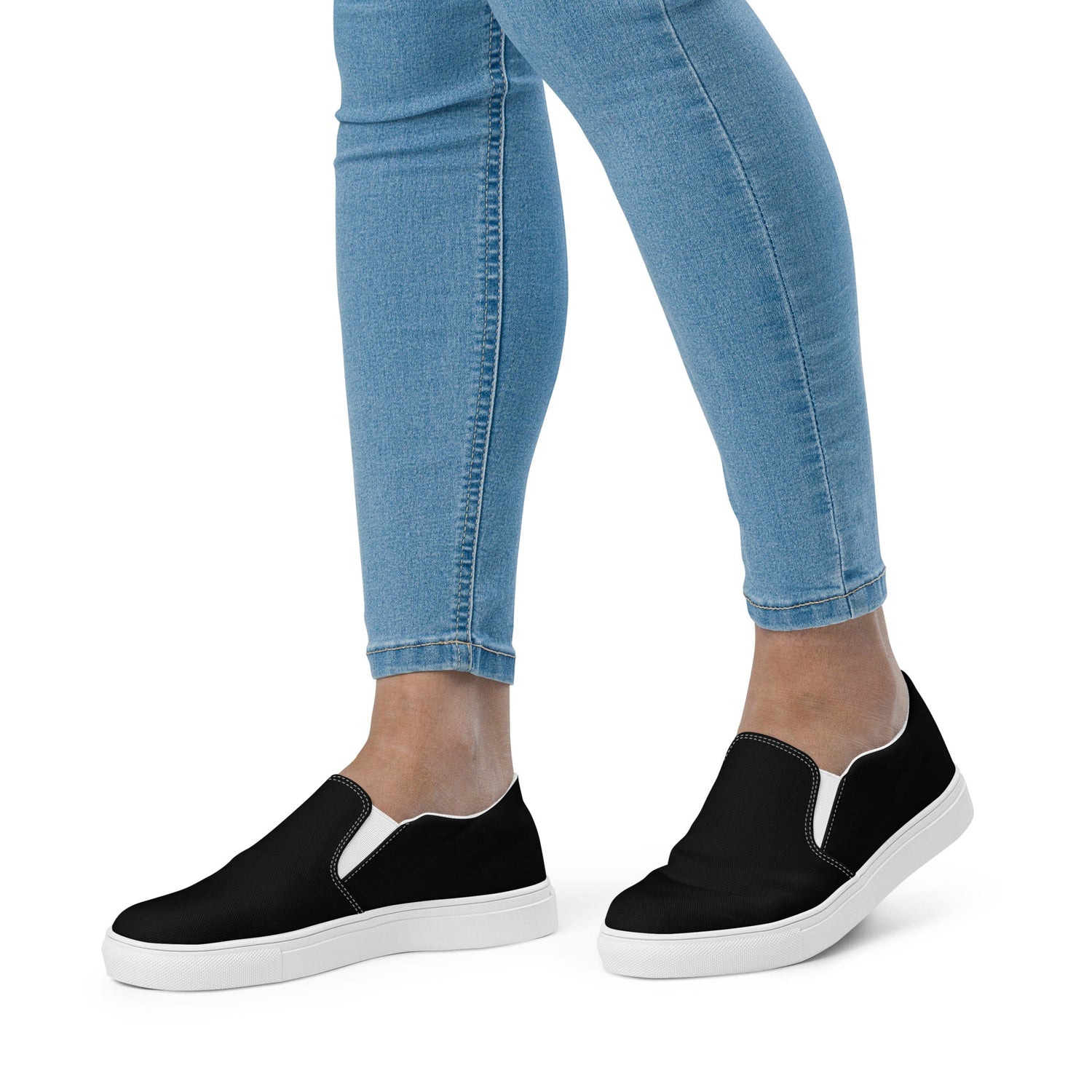 klasneakers Women’s slip-on canvas shoes - Jet Black