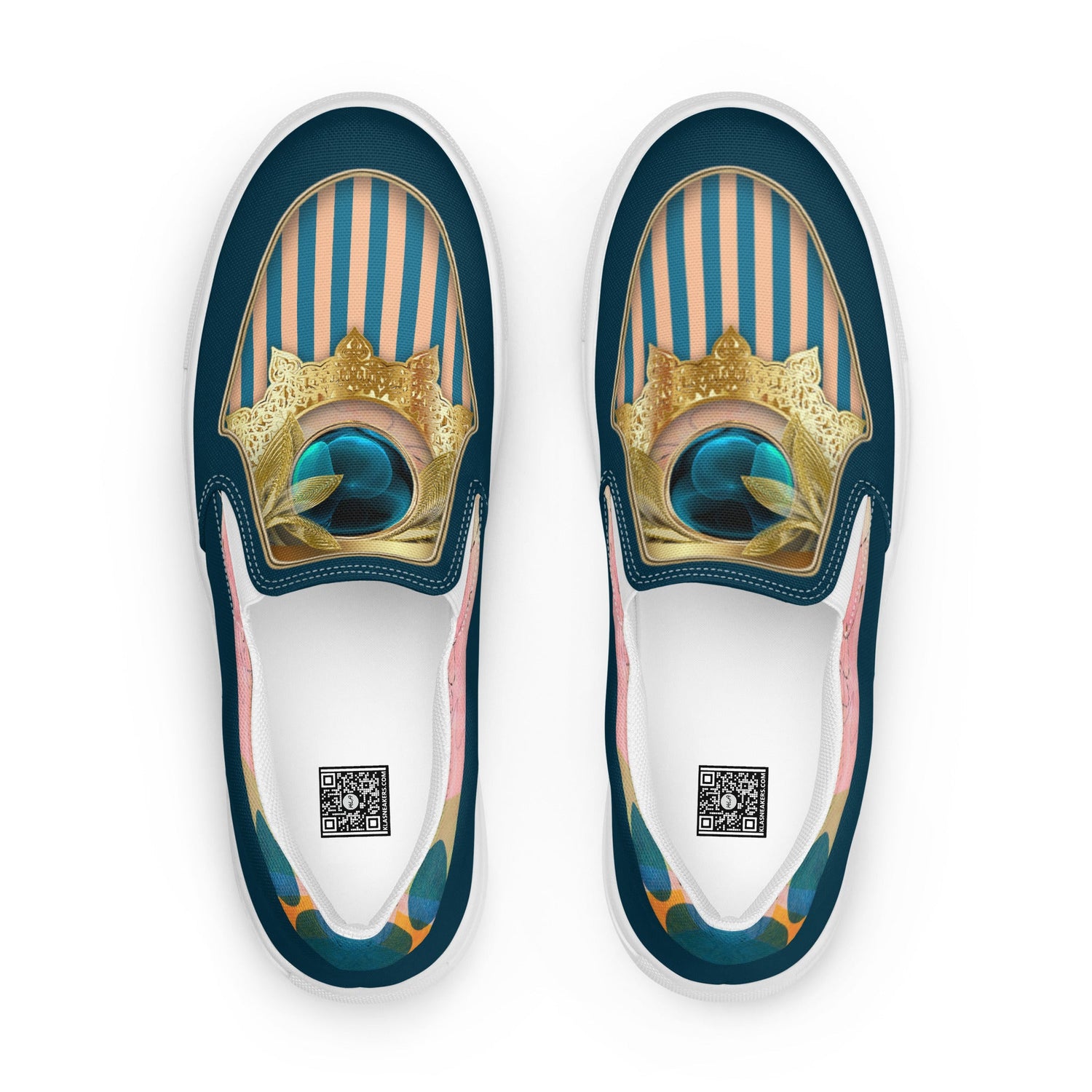 klasneakers Women’s slip-on canvas shoes - Blue Orb
