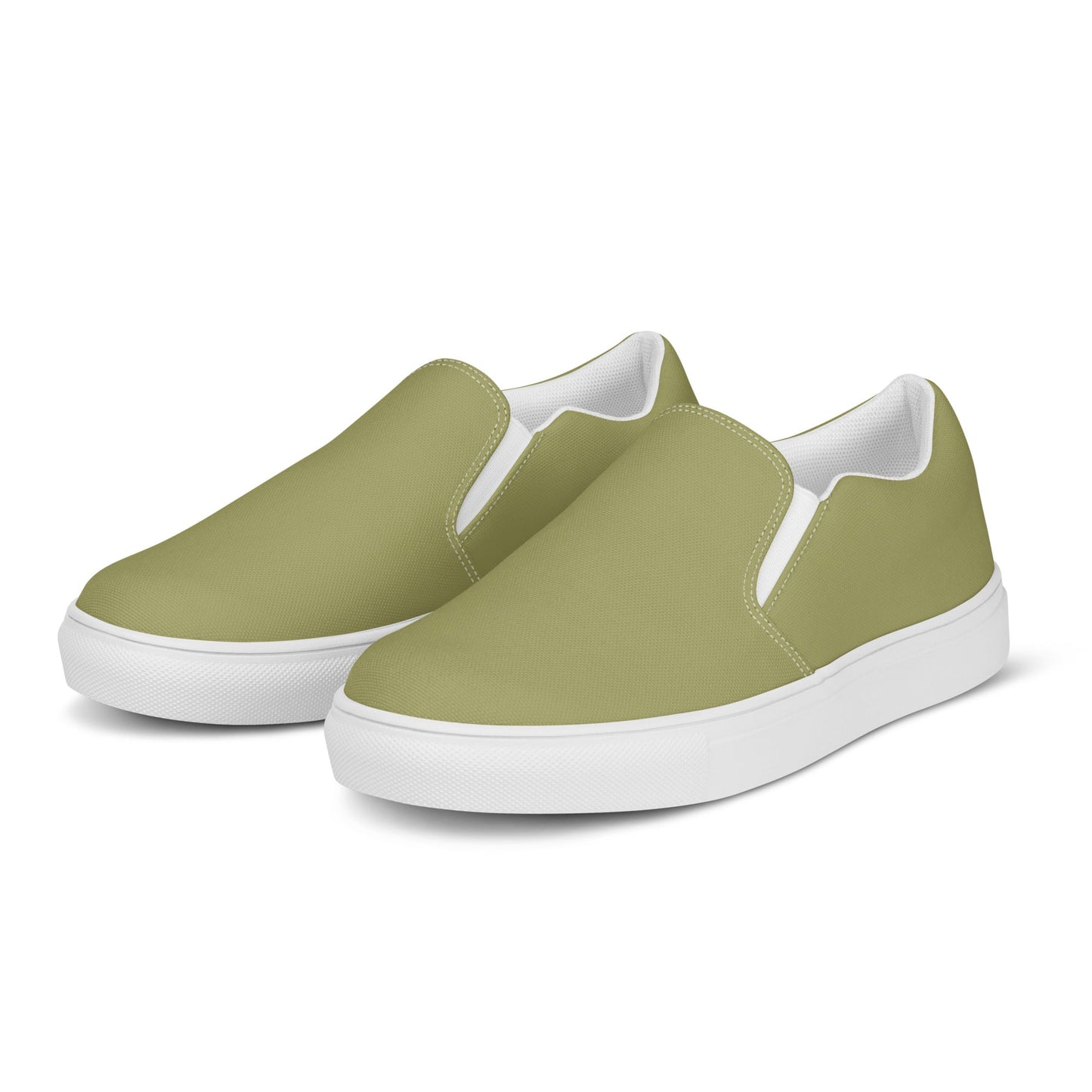 klasneakers Women’s slip-on canvas shoes - Light Moss