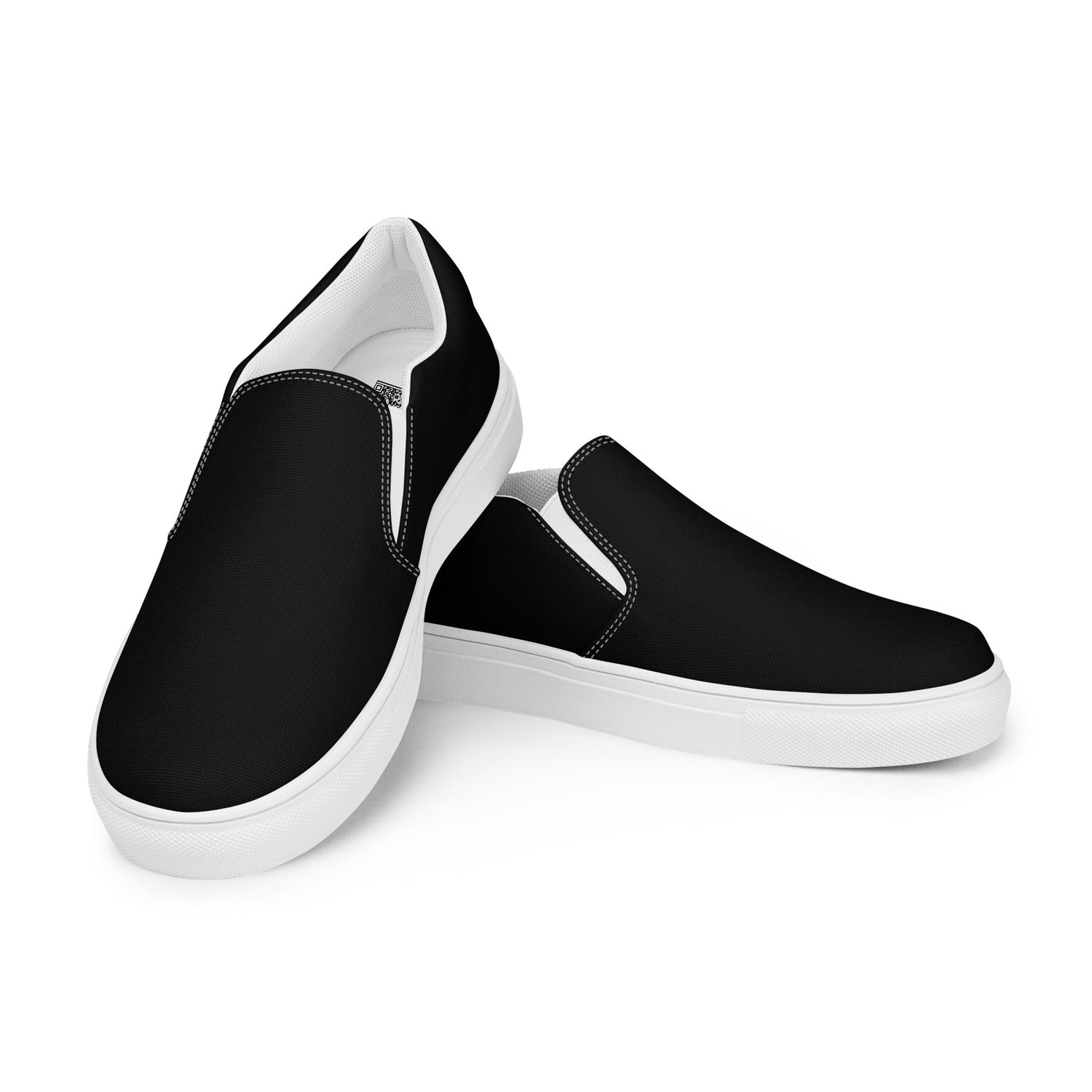 Buy Black Canvas Slip-On Shoes from Next USA
