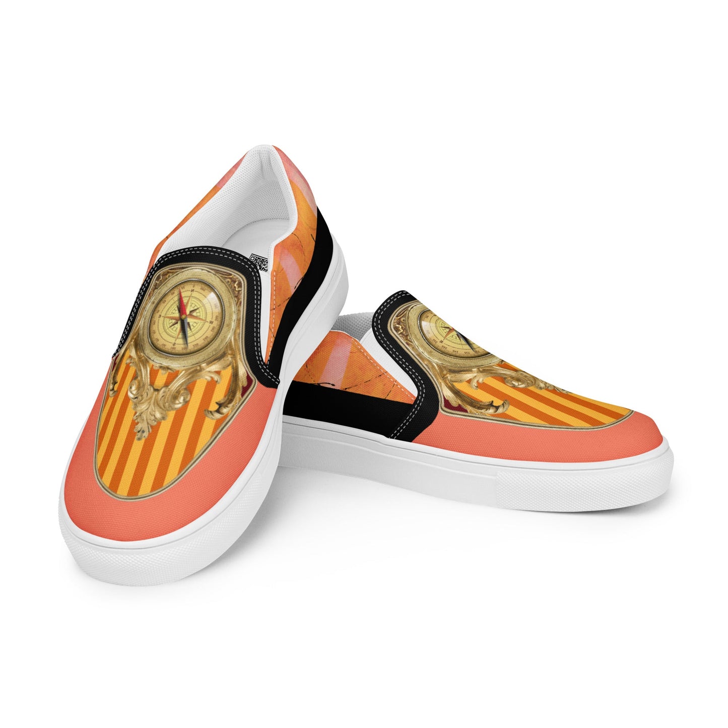 klasneakers Women’s slip-on canvas shoes - Gold Compass