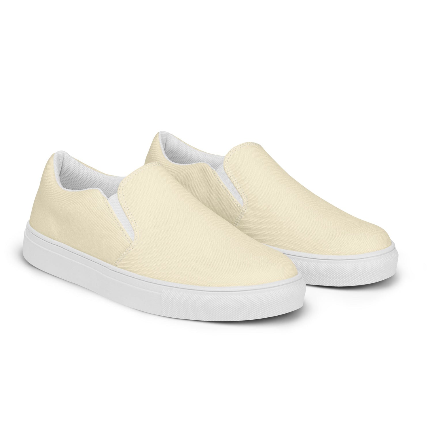 klasneakers Women’s slip-on canvas shoes - Cream